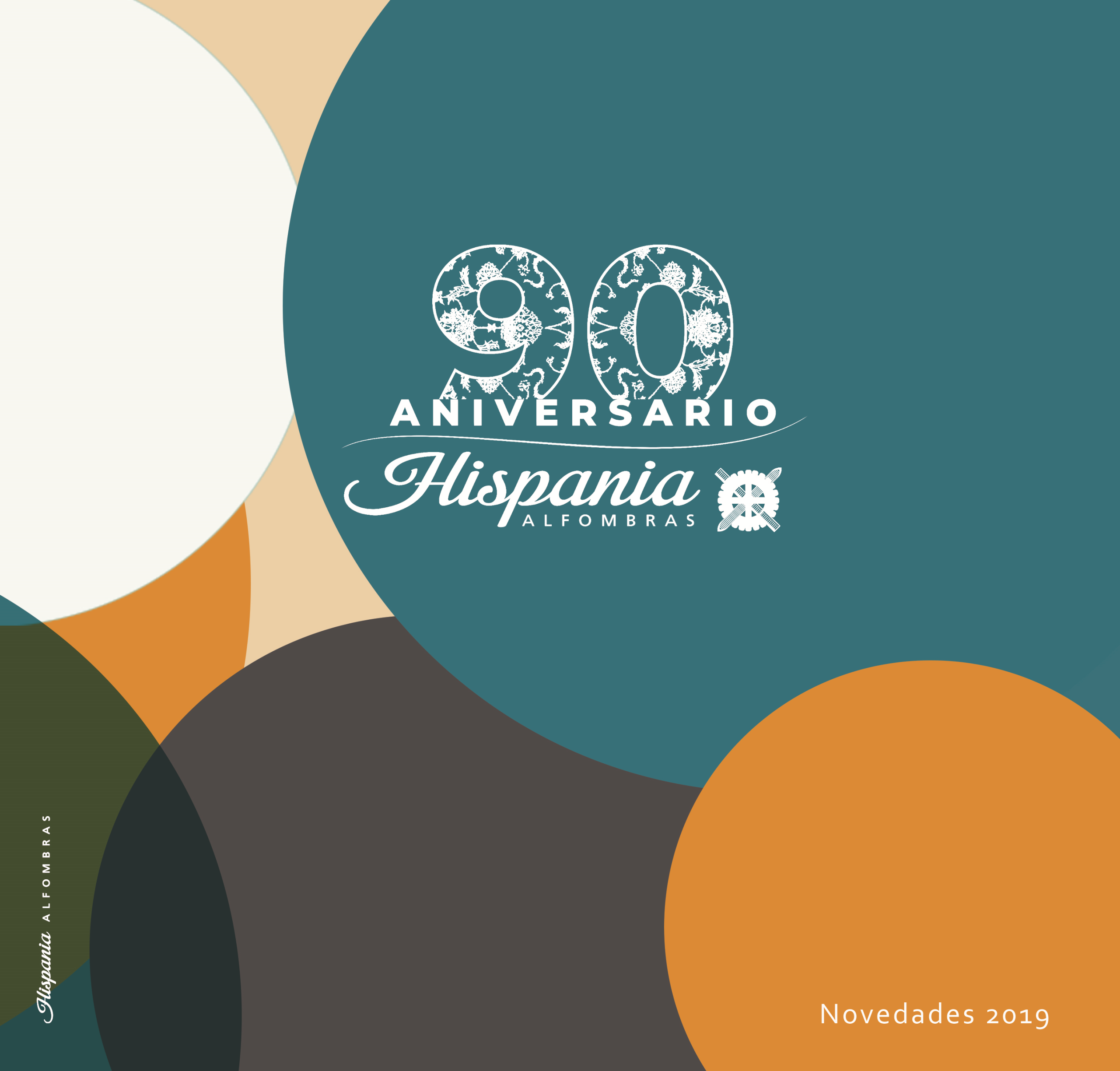 Portada del catálogo de novedades de alfombras 2019 - 2020