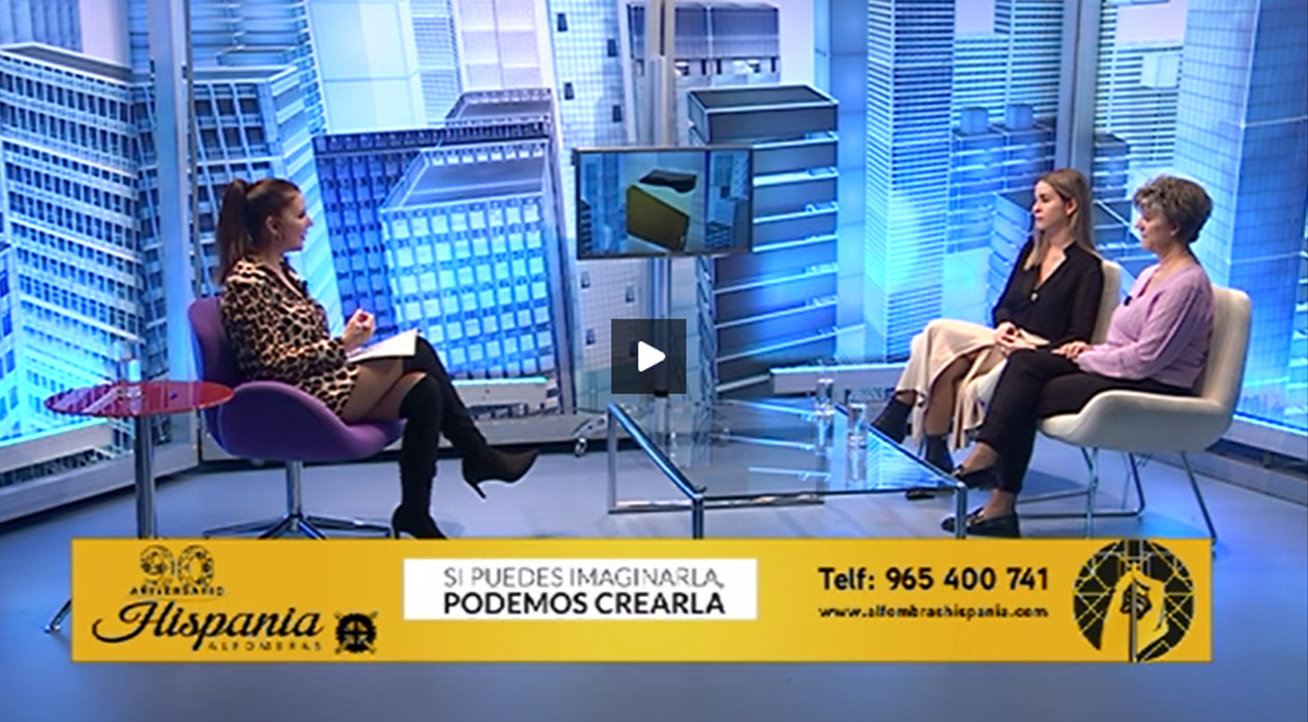 Entrevista Alfombras Hispania en "Hoy por ti", de Información TV