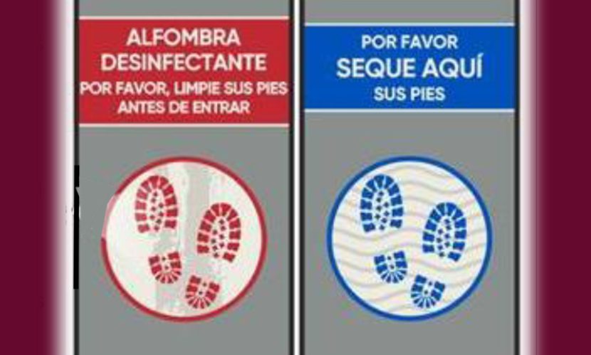 Alfombras desinfectantes L-MAT