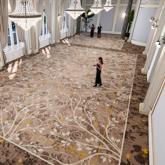 Alfombras a medida para hoteles