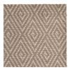 imagen detalle alfombra sisal geométrico Java 03 en color beige